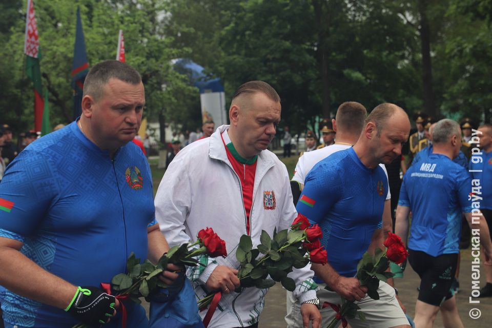 В Светлогорском и Калинковичском районах состоялся областной велопробег под девизом «Священные страницы Победы»