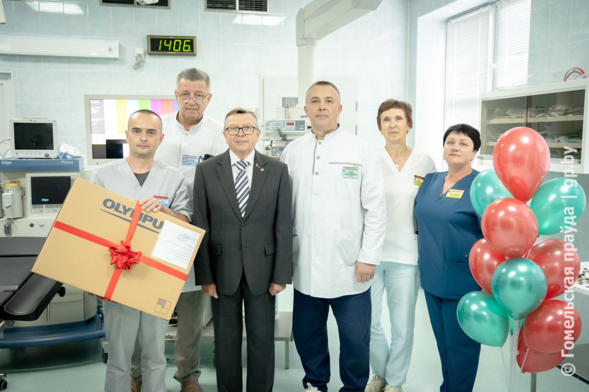 Гомельской областной детской клинической больнице передали современный медицинский эндоскоп