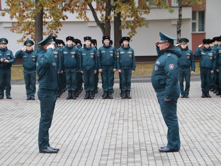 В Гомельском районе прошла церемония вступления молодых спасателей в БМООСП