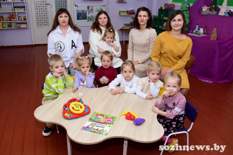 Климовский детский сад Гомельского района посещают малыши из 14 многодетных семей