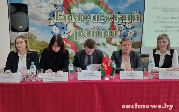 В районном доме культуры состоялся II Пленум Гомельского районного комитета ОО БРСМ