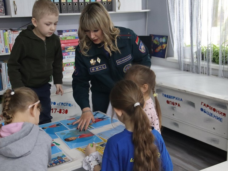 Полезные знания: урок безопасности от спасателей Гомельского района