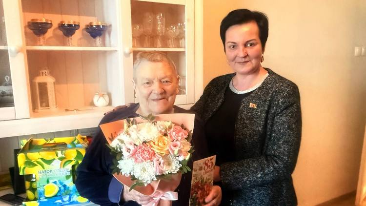 Ветеран труда и активная участница жизни Грабовки — Любовь Бычковская