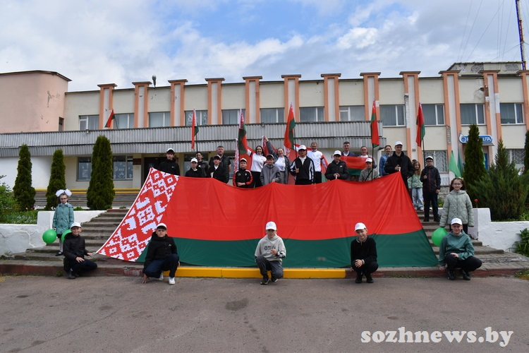 Гомельский район присоединился к велопробегу «Вместе под флагом страны»