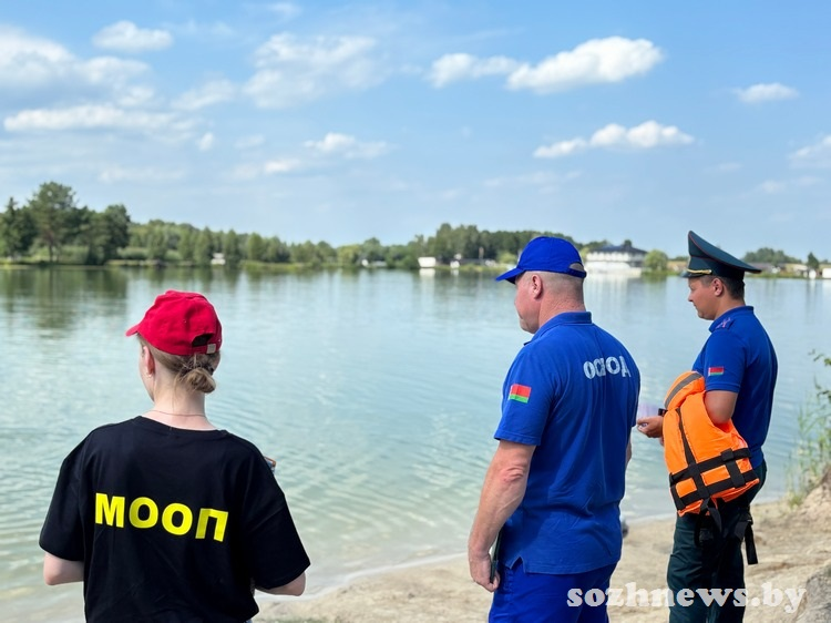 «Водный дозор» и «Летний патруль» Гомеля: профилактический рейд прошёл в запрещённых местах для купания